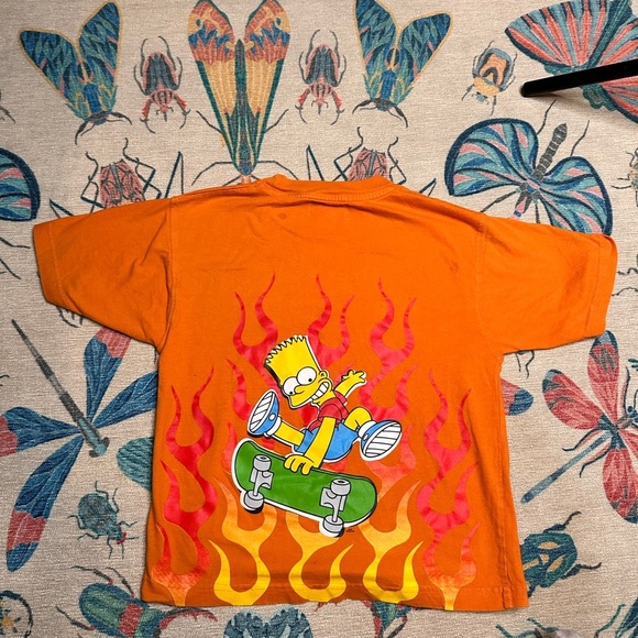 BART Simpson 2003 AOP graphic Tshirt size S - Picture 1 of 4